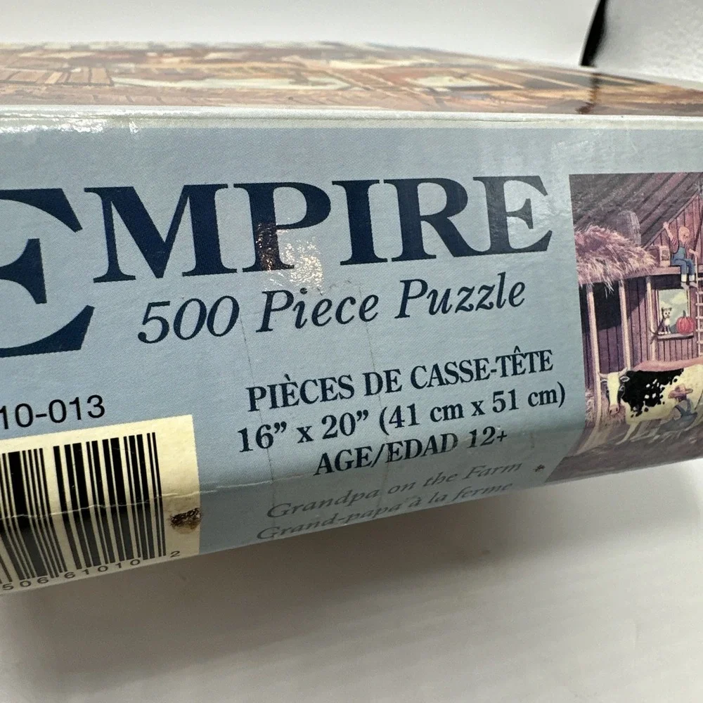 Empire -Grandpa On The Farm- Jigsaw Puzzle 500 Pc  2006‎ Used